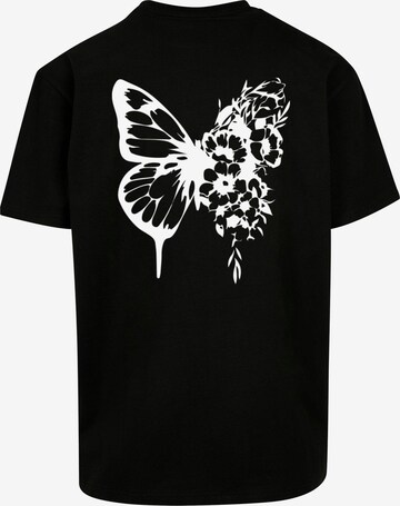 Merchcode Shirt 'Flowers Bloom' in Black