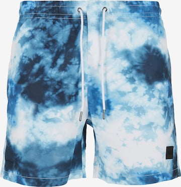 Urban Classics Zwemshorts in Blauw: voorkant