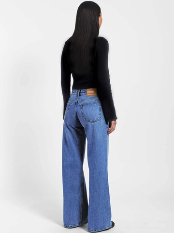 Dr. Denim Regular Jeans 'Rhue Low Wide' in Blauw