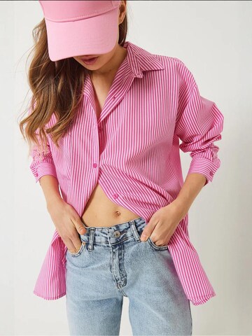 Camicia da donna di Bianco Lucci in rosa