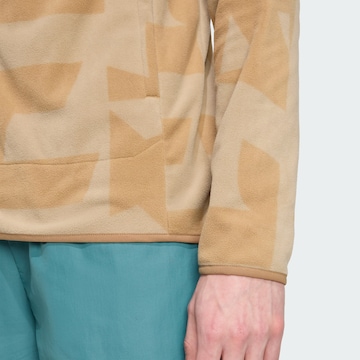 ADIDAS TERREX Athletic fleece jacket in Brown