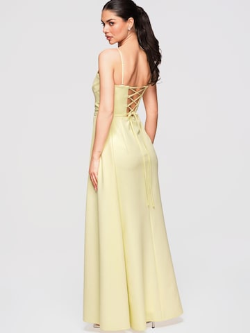 Robe de soirée Ombre en jaune