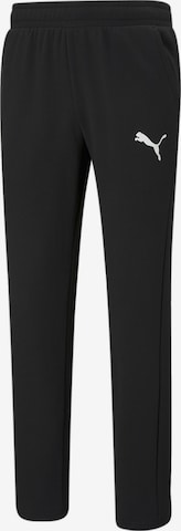 Regular Pantalon de sport PUMA en noir : devant