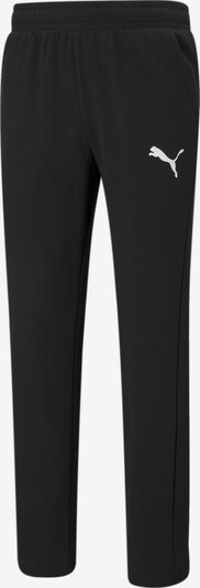 PUMA Sportbroek in de kleur Zwart / Wit, Productweergave