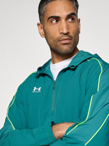 UNDER ARMOUR Αθλητικό μπουφάν 'Challenger' σε πράσινο