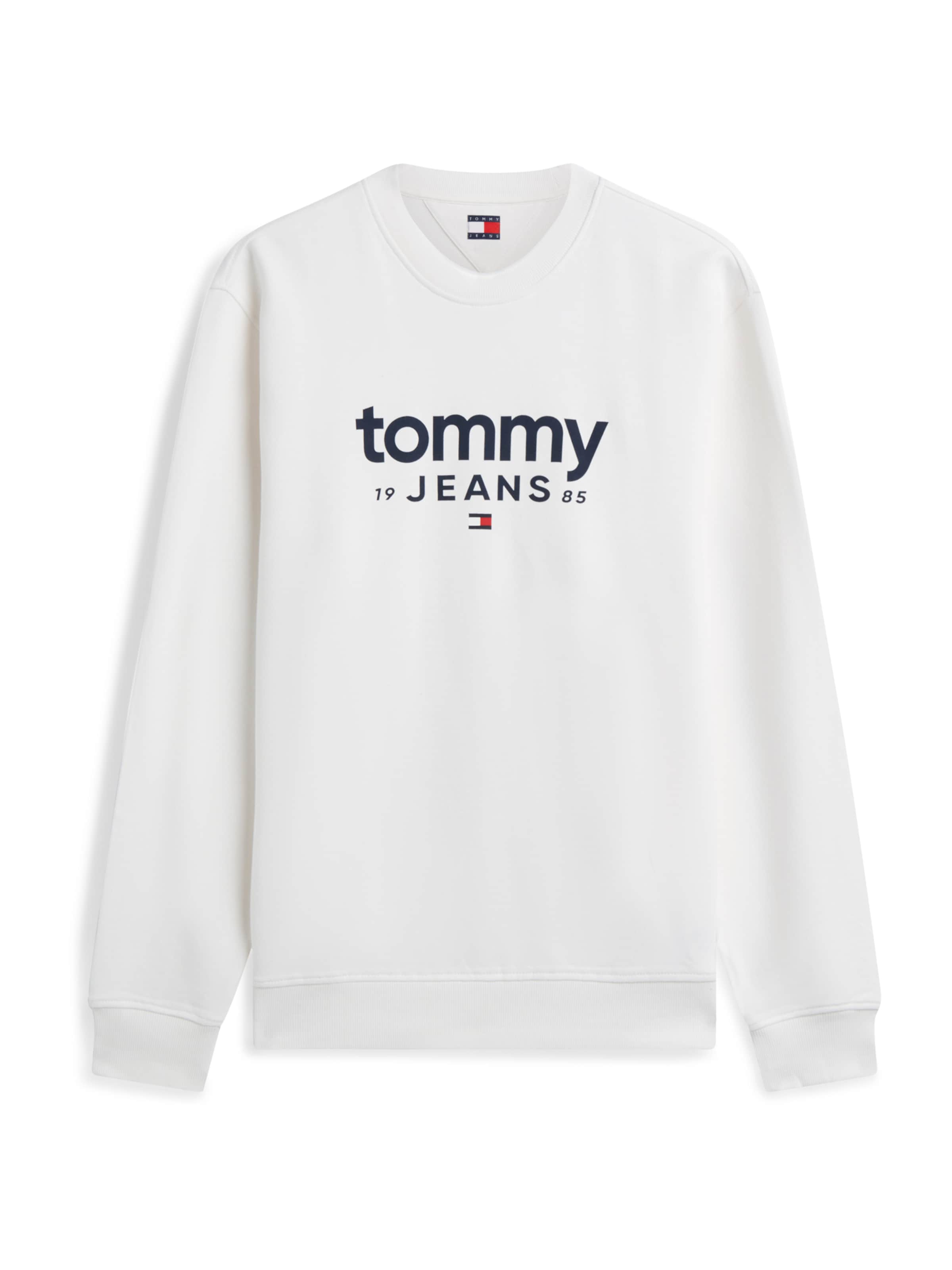 Tommy Jeans Collegepaita värissä valkoinen: etupuoli