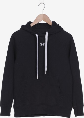 UNDER ARMOUR Sweatshirt & Zip-Up Hoodie in M in Black: front