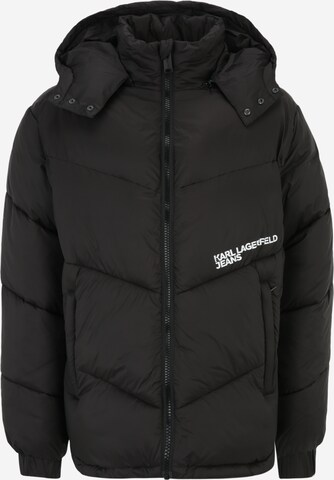 KARL LAGERFELD JEANS Jacke in Schwarz: predná strana