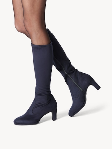 Bottes TAMARIS en bleu : devant