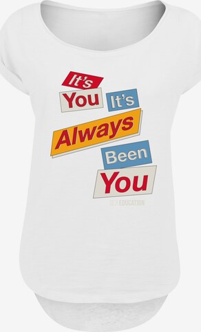 F4NT4STIC Shirt 'Sex Education It Always Been You Netflix TV Series' in White: front