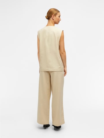 Wide Leg Pantalon à pince 'Fippi' OBJECT en beige