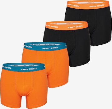 Boxers Happy Shorts en orange : devant