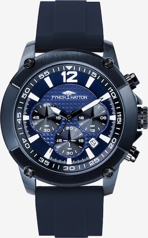 FYNCH-HATTON Analoog horloge in Blauw: voorkant