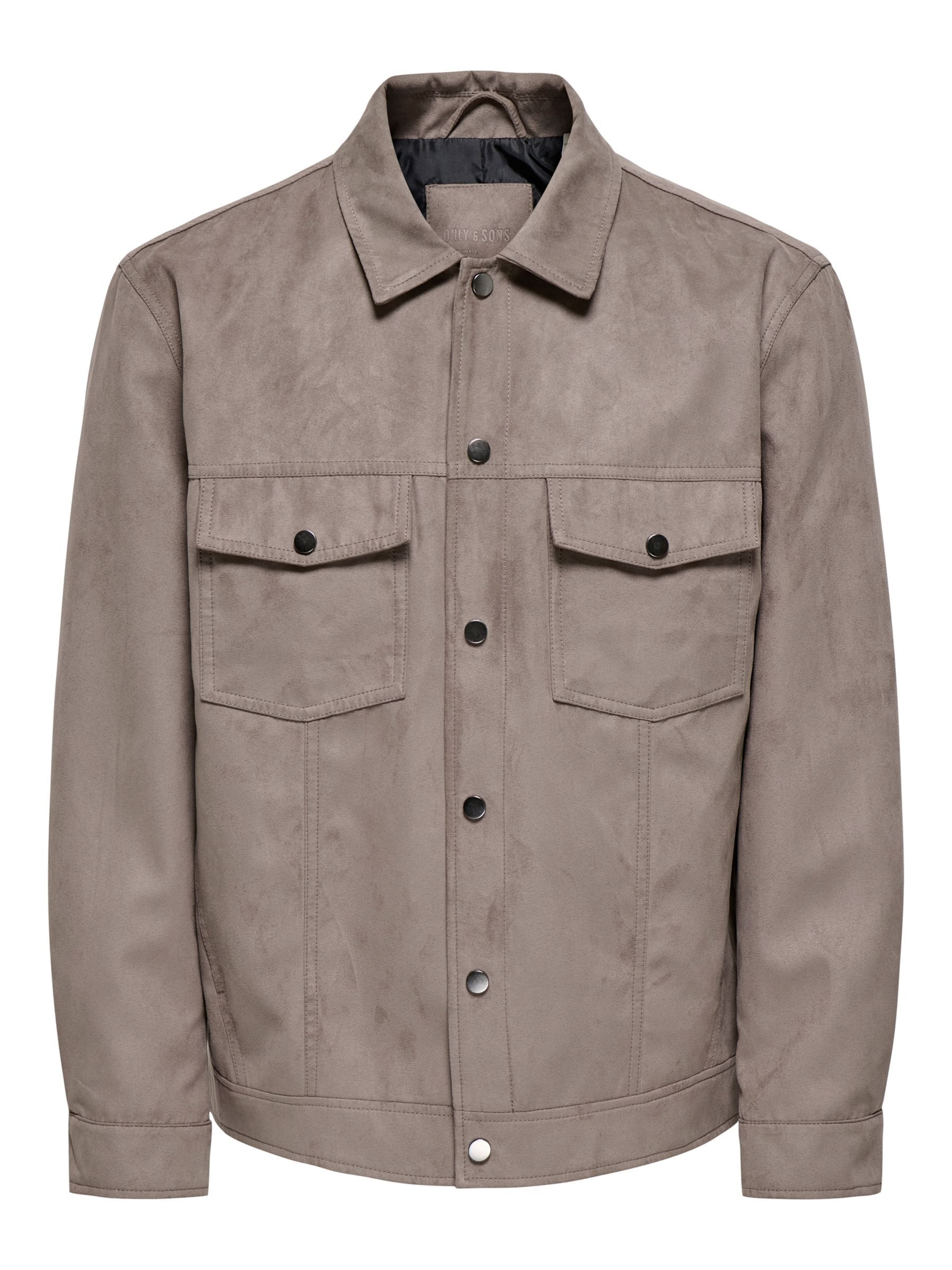 Only & Sons Overgangsjakke i beige: forside