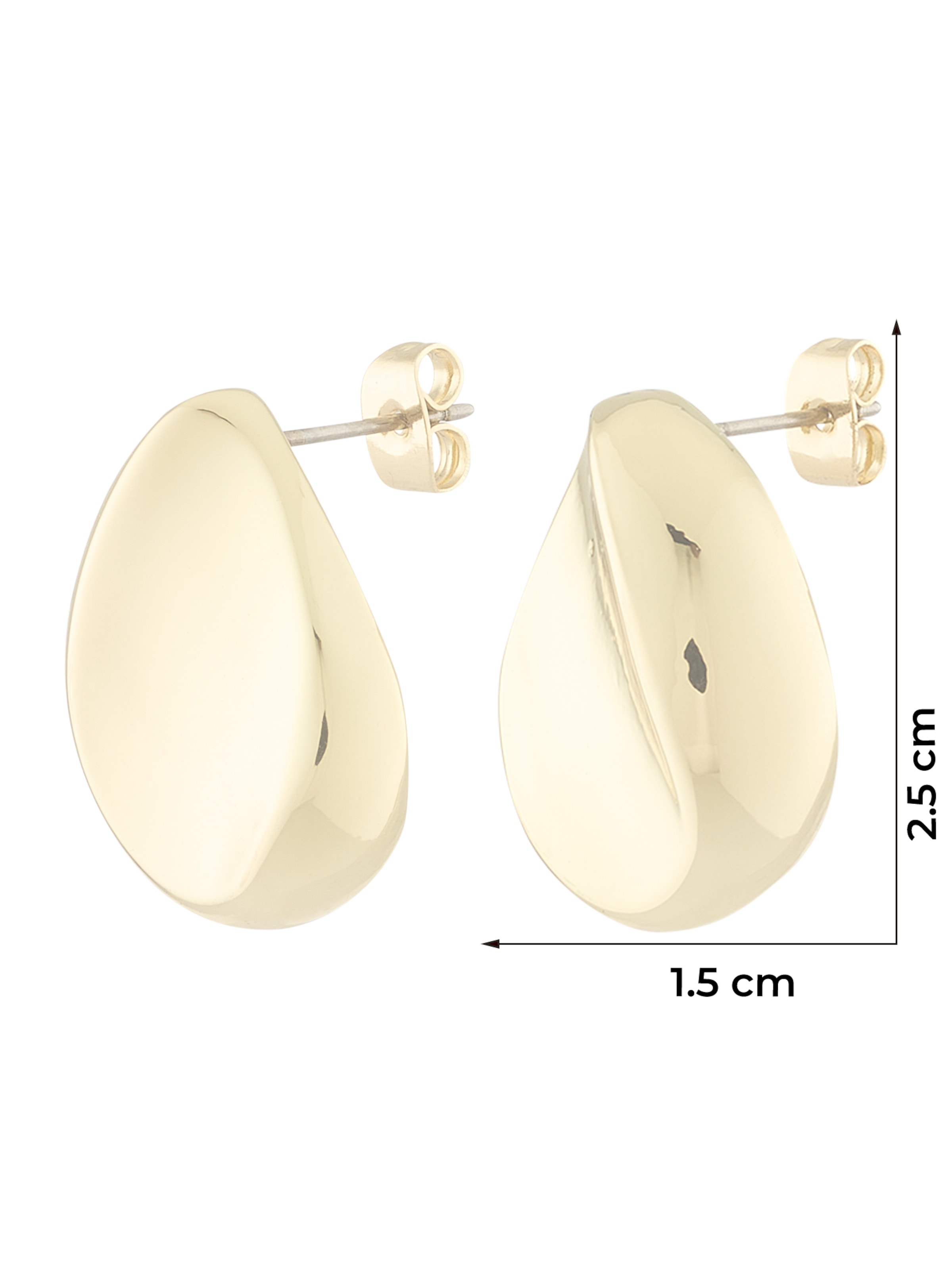 PIECES Серьги 'PCMIE' в Золотой