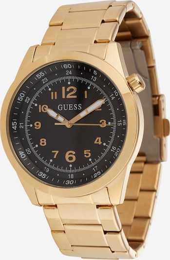 Analoginis (įprasto dizaino) laikrodis iš GUESS, spalva – Auksas / juoda, Prekių apžvalga