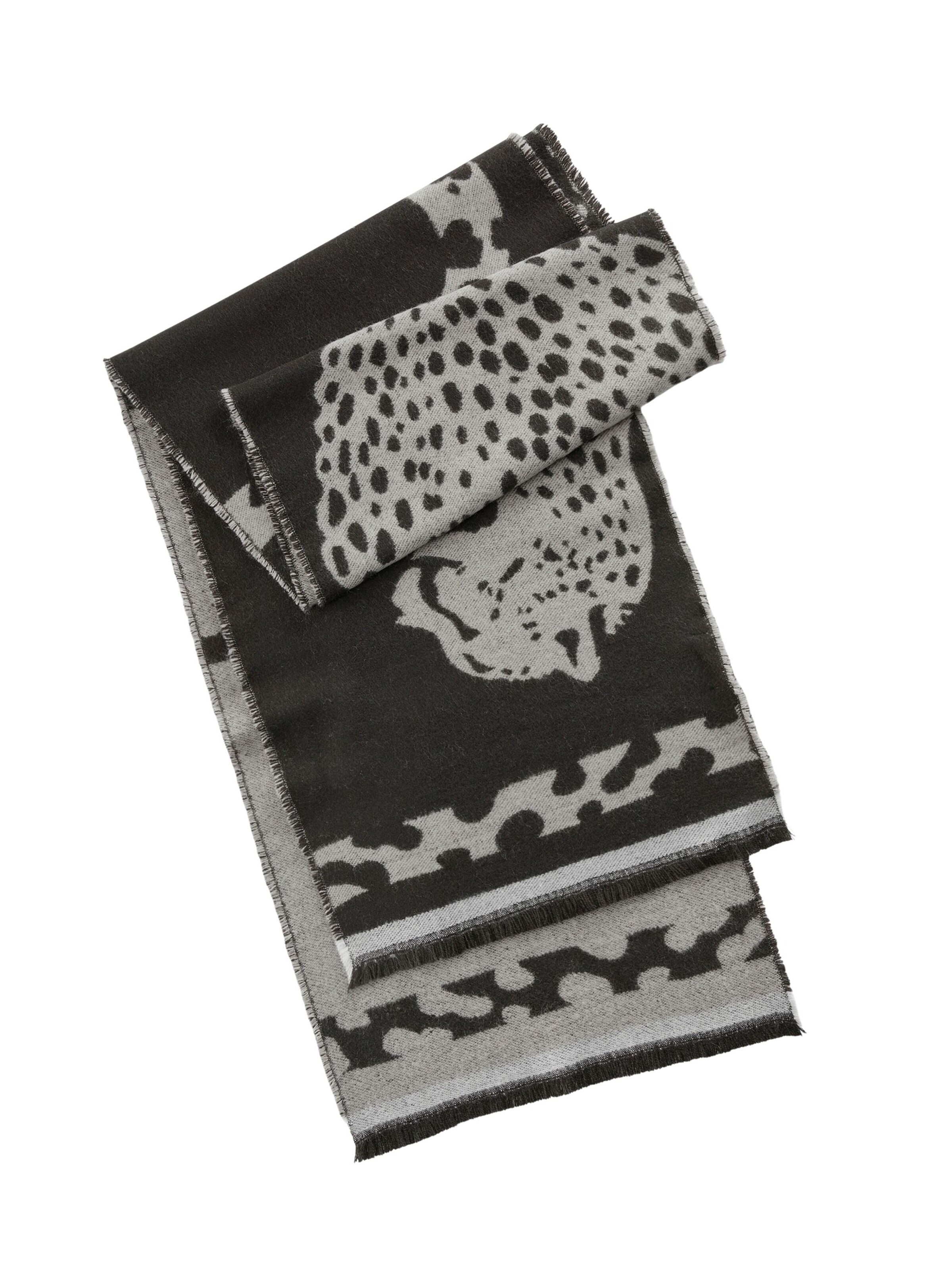 Écharpe CODELLO en noir : devant