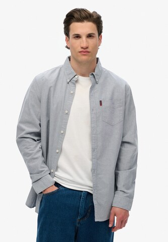 Superdry Overhemd in Blauw: voorkant