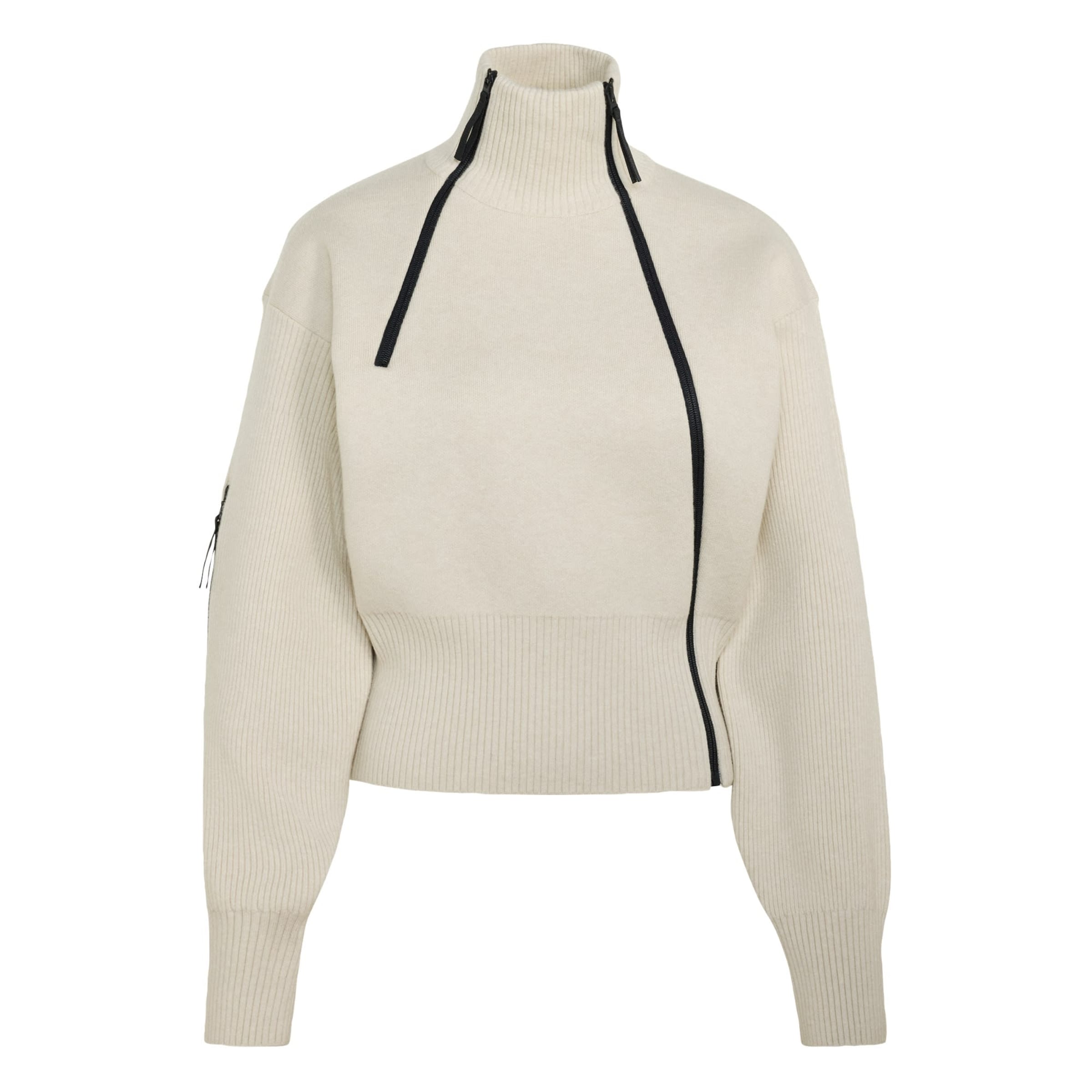 ADIDAS BY STELLA MCCARTNEY - Cárdigan deportivo en gris: frente
