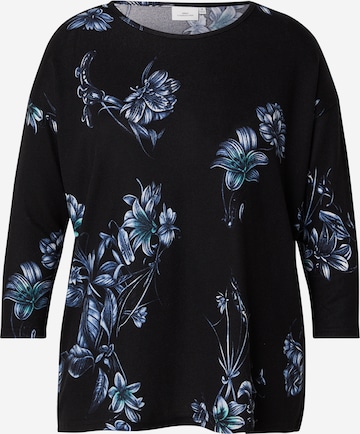 ONLY Carmakoma Shirt 'CARAlba' in Schwarz: Vorderseite