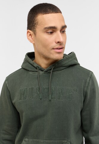MUSTANG Sweatshirt 'Eden' in Green