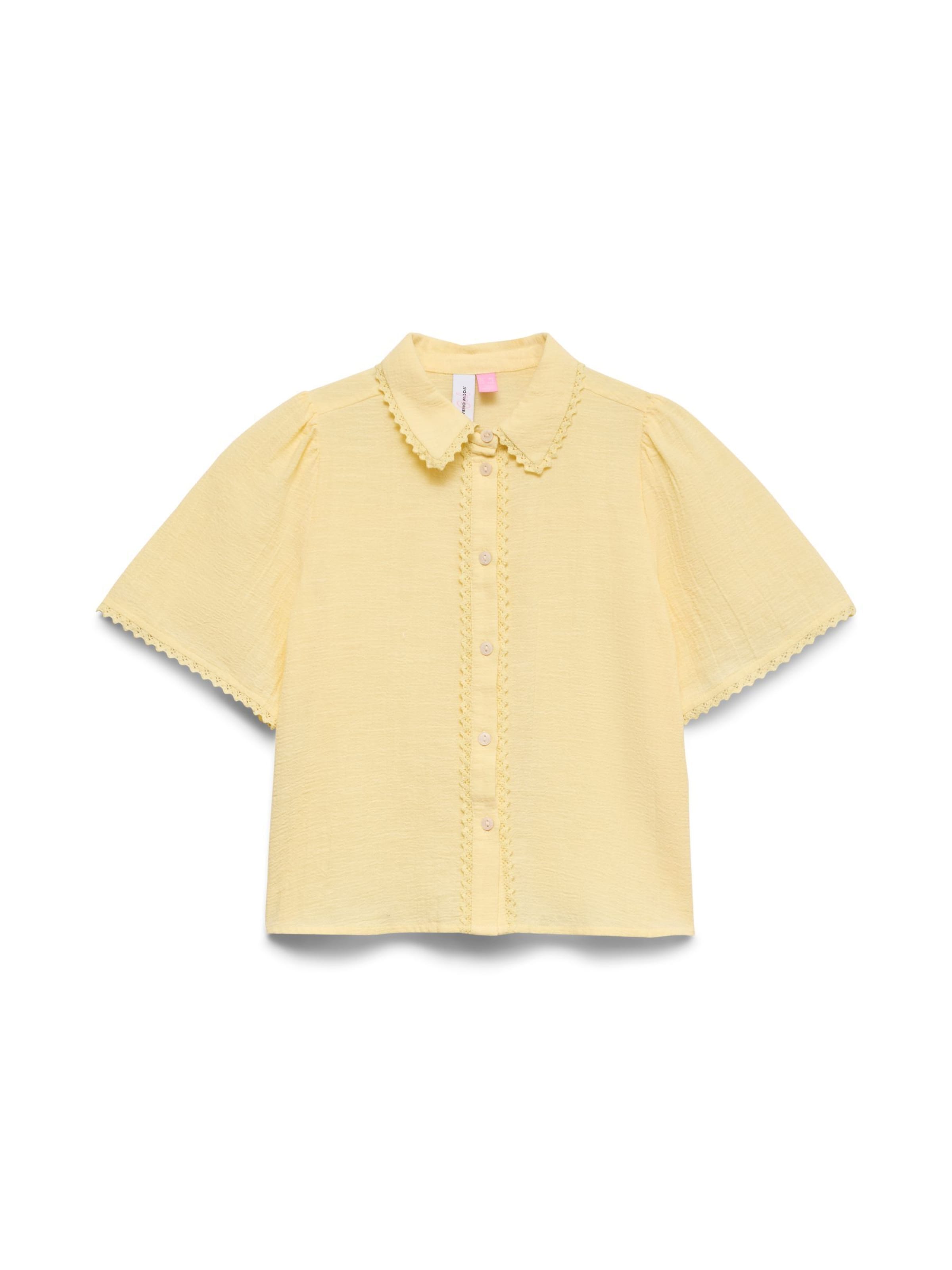 Vero Moda Girl - Blusa 'VMSiri' en amarillo: frente