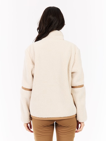 PROTEST Fleece Jacket 'PRTRed' in Brown