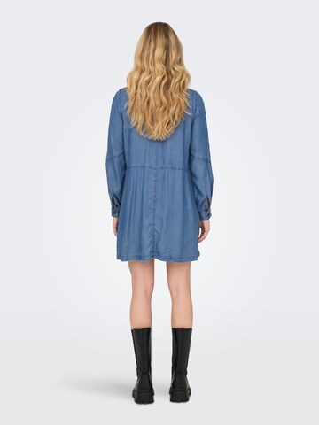 ONLY Shirt dress 'ONLCHARIS' in Blue