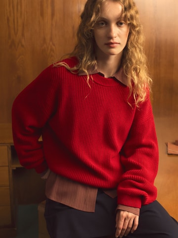Thinking MU Sweater 'Carmen' in Red