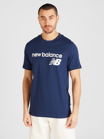new balance Тениска в синьо: отпред