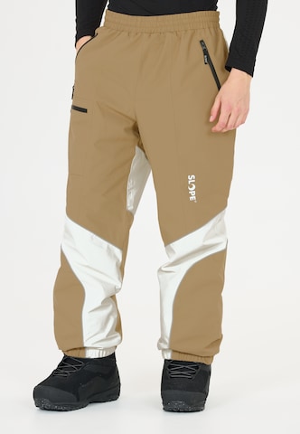 SLOPE Regular Sportbroek 'Blizz' in Beige: voorkant