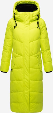 NAVAHOO Зимнее пальто 'Hingucker XIV' в Зеленый: спереди