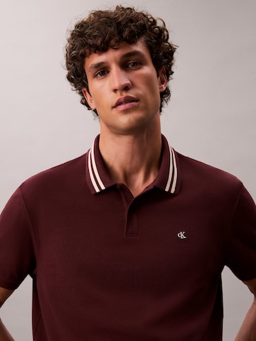 Calvin Klein Jeans Μπλουζάκι 'CLSSC' σε καφέ