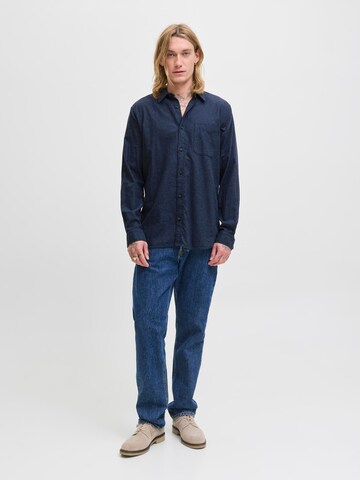 JACK & JONES Regular Fit Skjorte 'JJECLASSIC' i blå