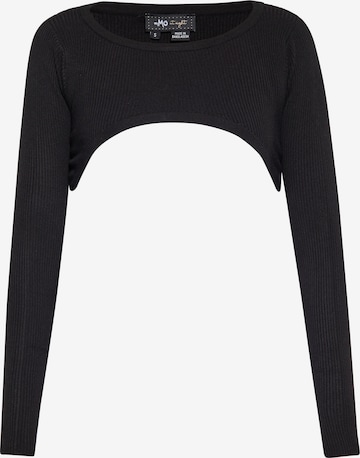 myMo at night Top in Black: front