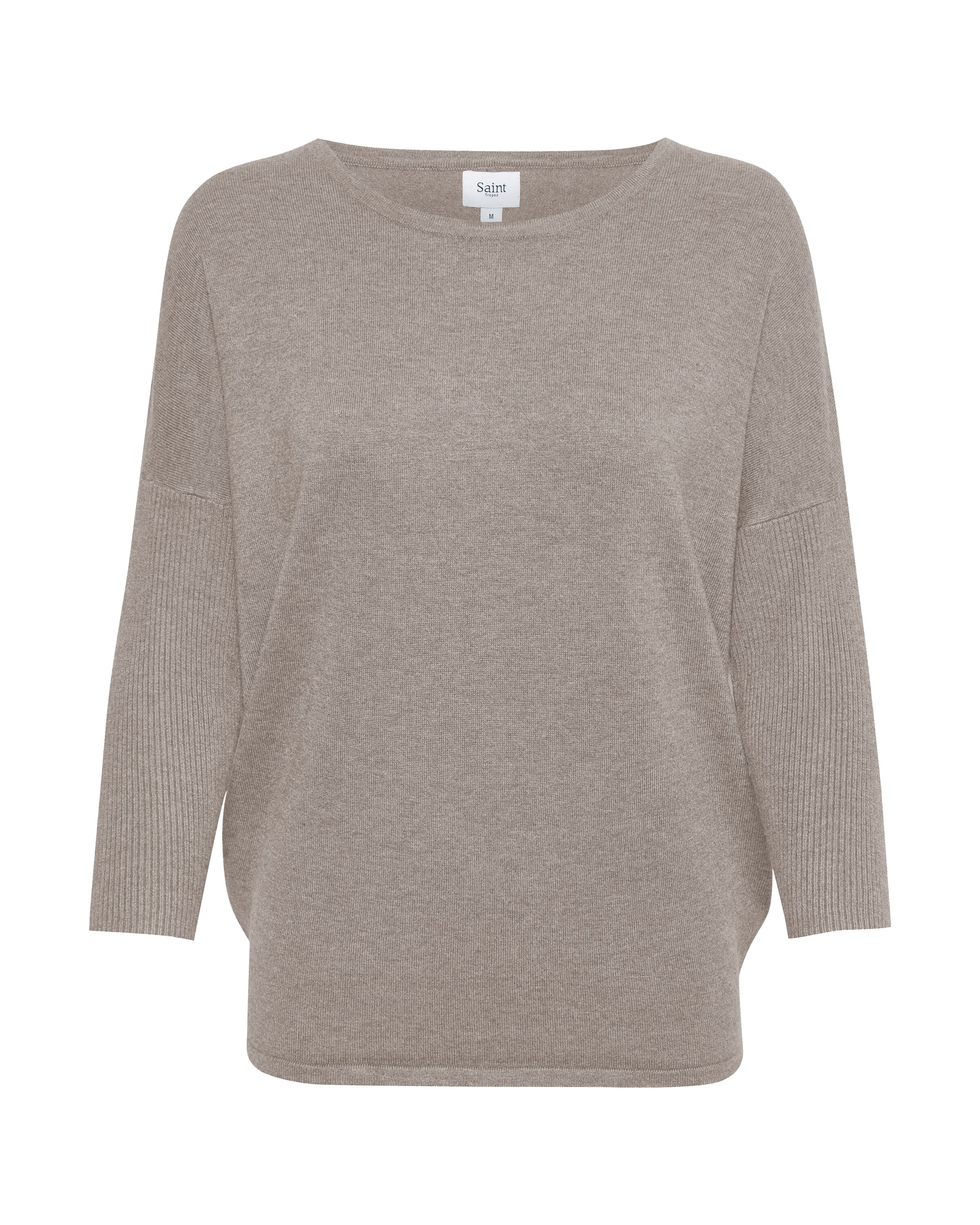 SAINT TROPEZ Pullover 'Mila' in Grau