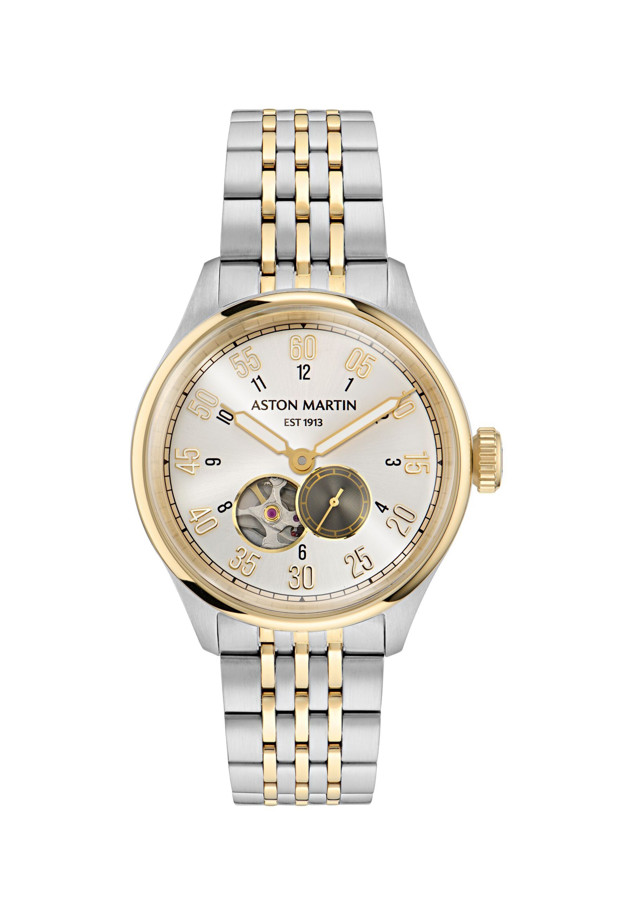 Aston Martin Uhr in Silber