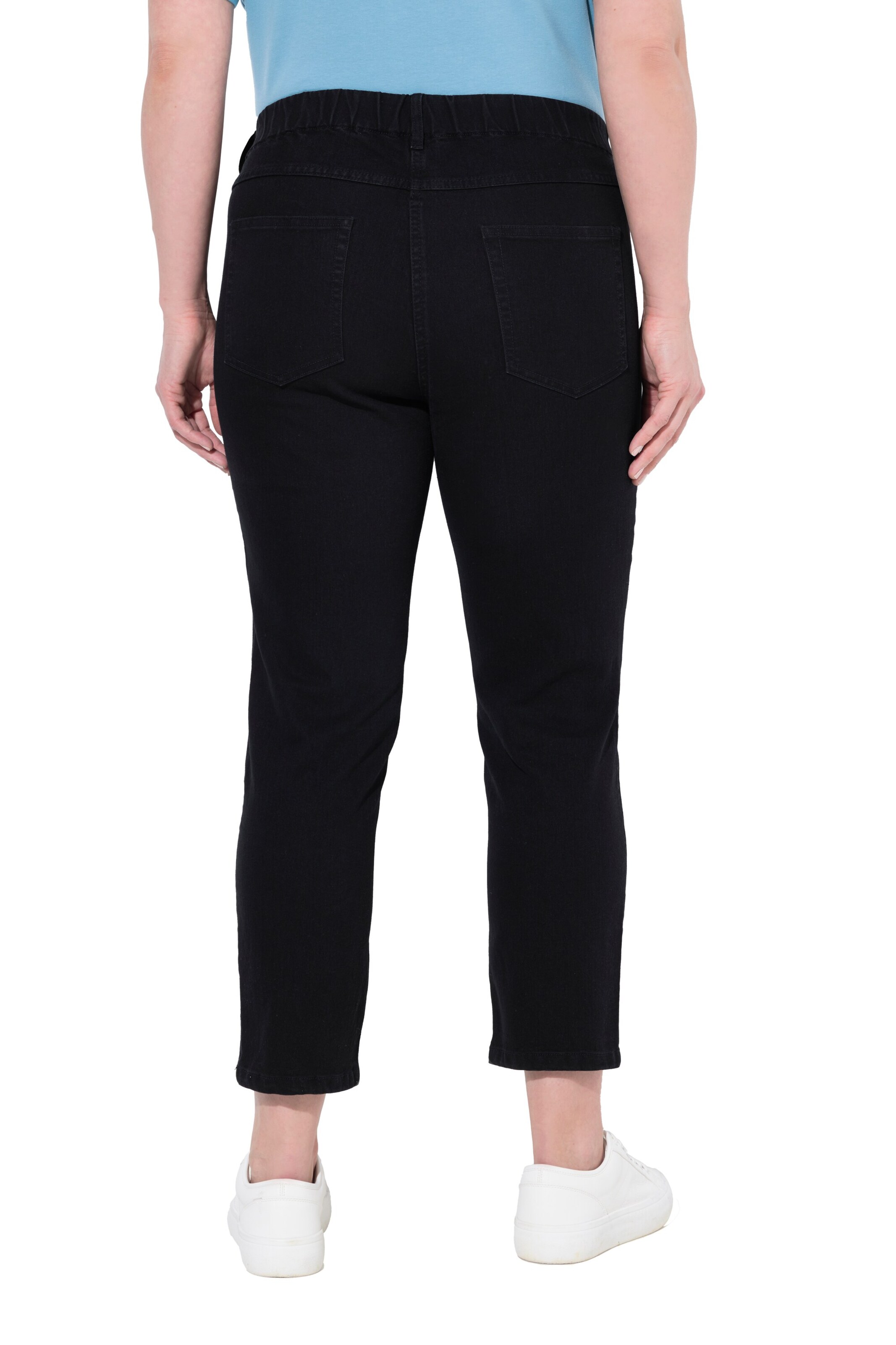 Ulla Popken Slimfit Jeggings in Zwart