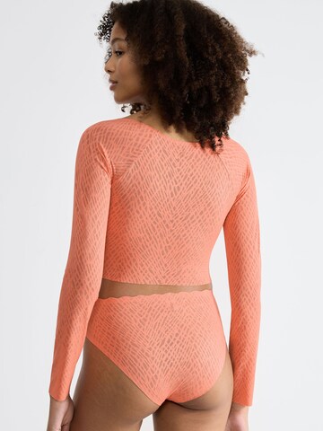 SLOGGI Shirt ' ZERO Feel Bliss Top ' in Oranje