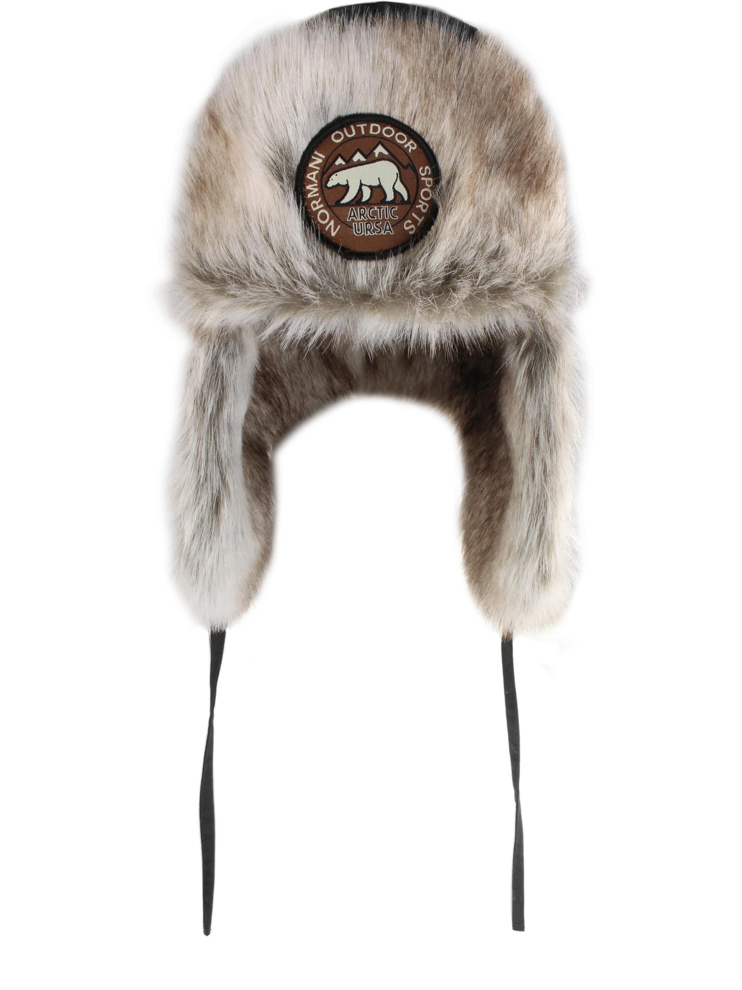 normani Mütze  'Arctic Ursa' in Grau: Vorderseite