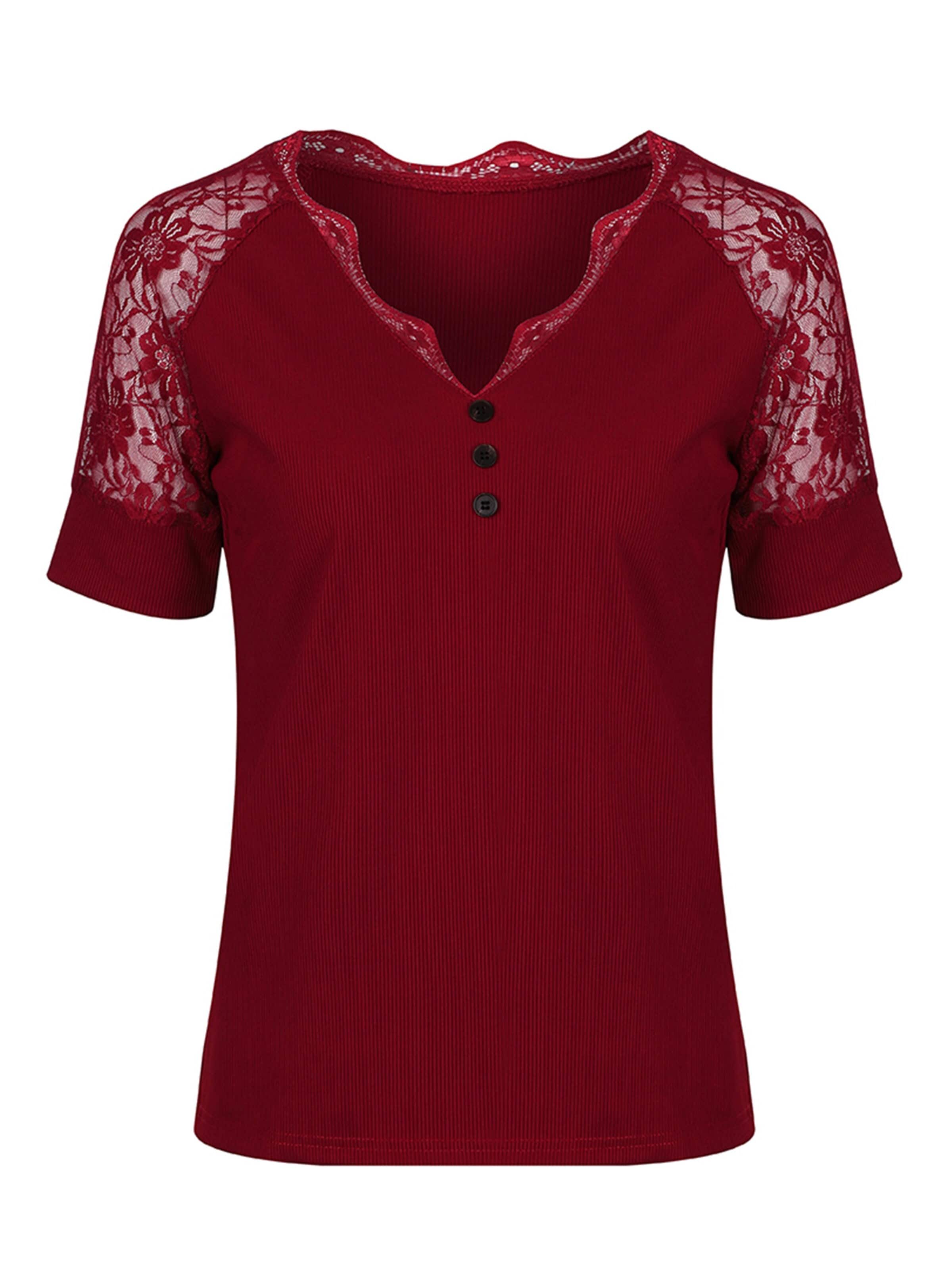 LapaPlus Top 'Women Shirt' in Rood
