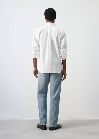 MANGO MAN Regular Fit Hemd 'Oxli' in Weiß