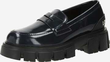 Chaussure basse 'WINTER TASSEL' Love Moschino en bleu : devant