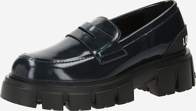 Love Moschino Chaussure basse 'WINTER TASSEL' en bleu / noir / blanc, Vue avec produit