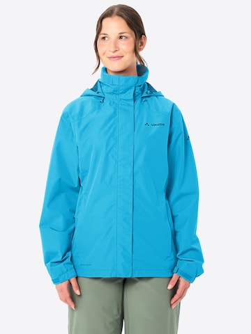 VAUDE Outdoorjas 'Escape ' in Blauw: voorkant