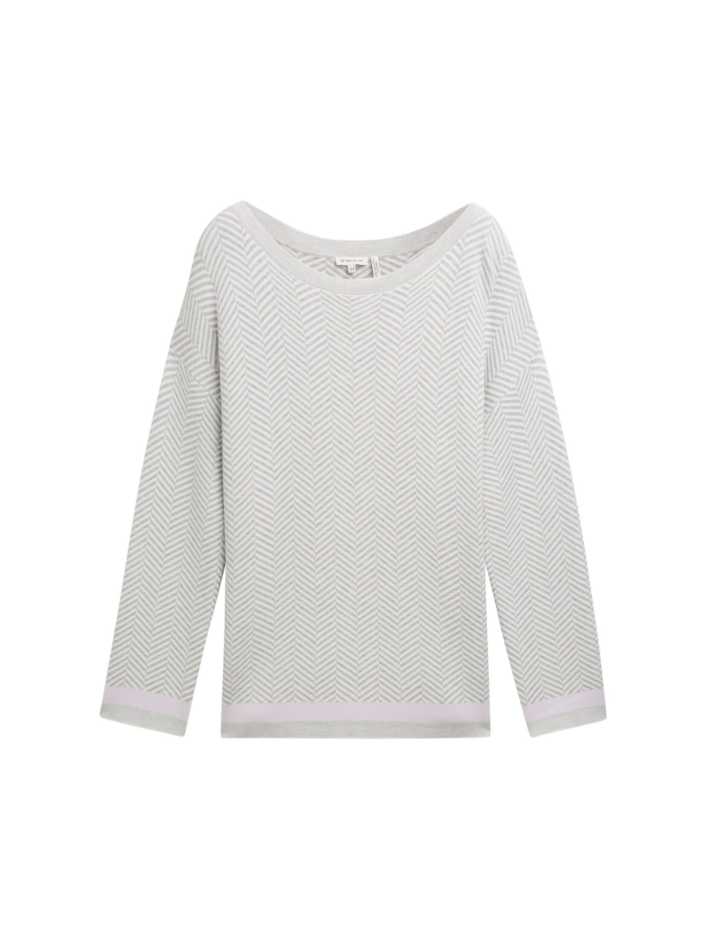 Tom Tailor Women + Pullover in Grau: Vorderseite