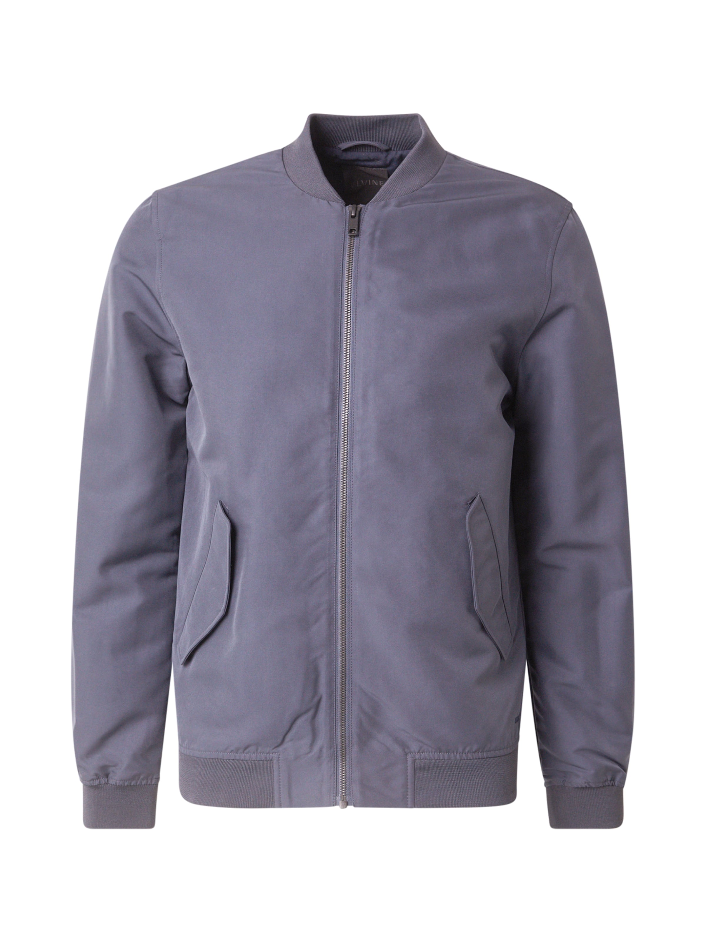 Veste mi-saison 'Rex' elvine en bleu : devant