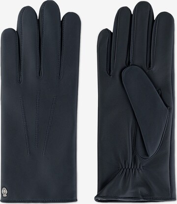 Roeckl Full Finger Gloves in Blue: front