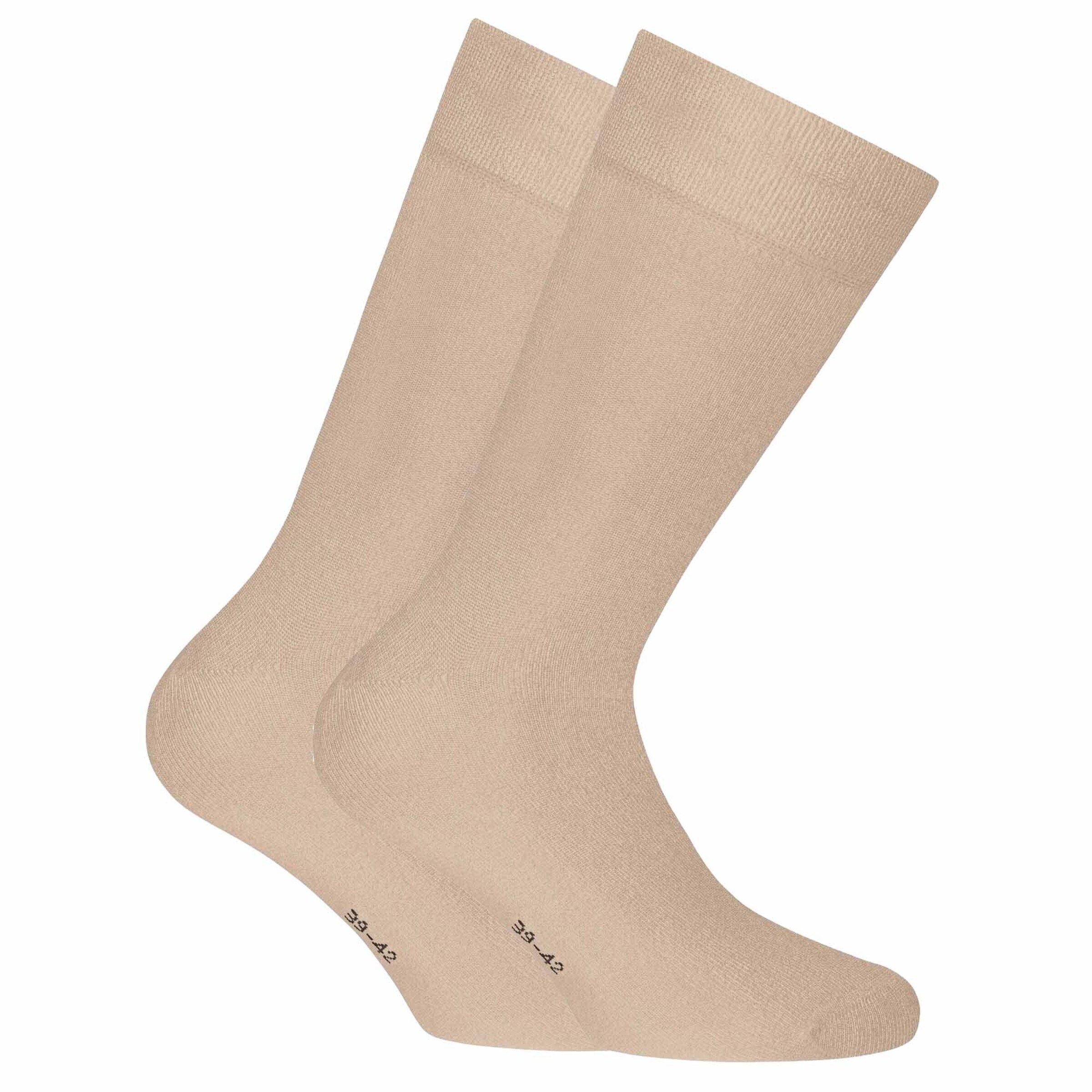 Rohner Socks Sokken in Beige: voorkant