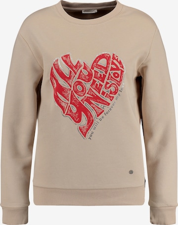 Key Largo Sweatshirt 'NEED' in Beige: voorkant